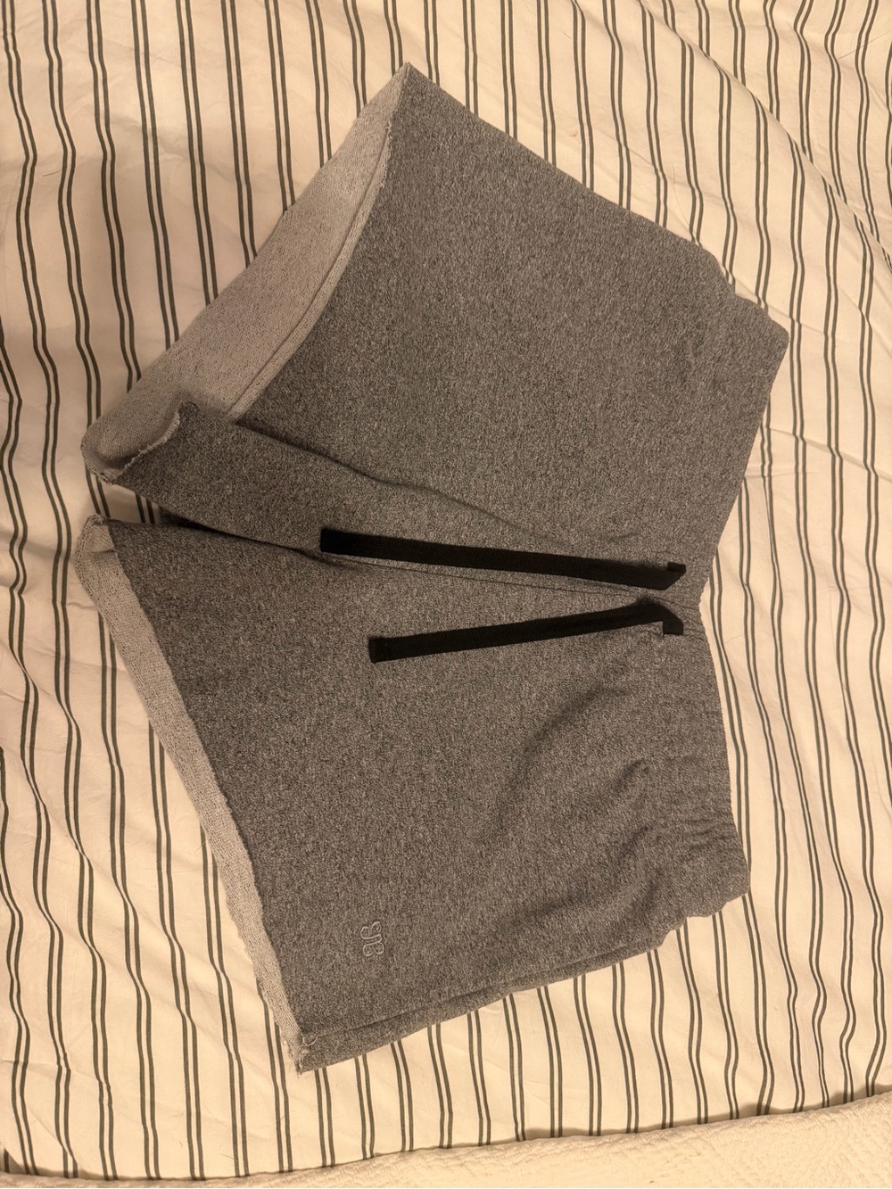 Albion Heather Gray Athletic Shorts with Black Drawcord